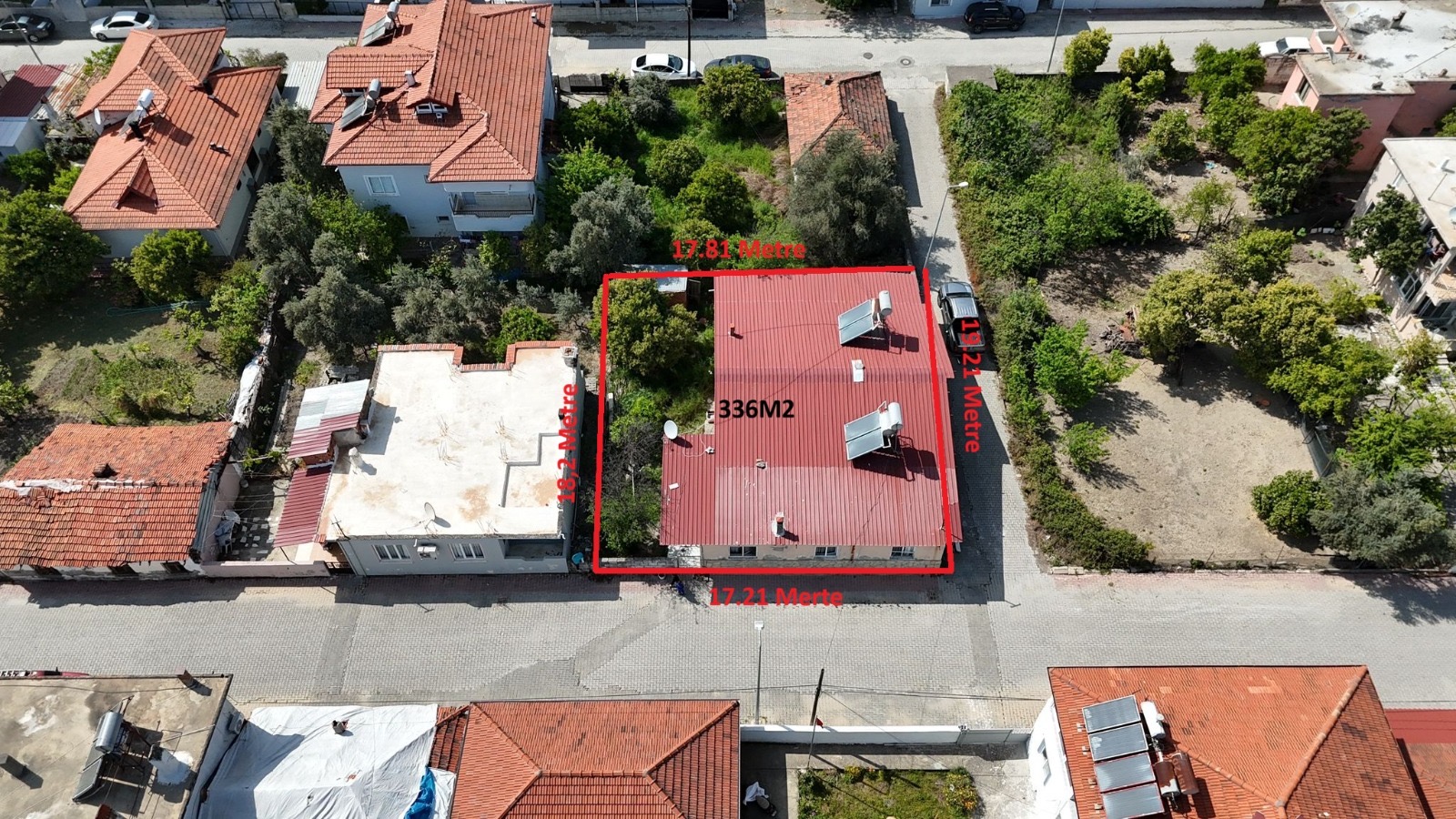 DALAMAN WEST EMLAK’TAN SATILIK KÖŞE PARSEL İÇERİSİNDE 2 ADET DAİRE BULUNAN ARSA FIRSATI